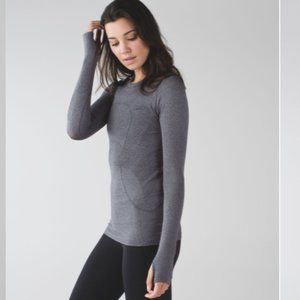 Lululemon Swiftly Tech Long Sleeve Heathered Grey